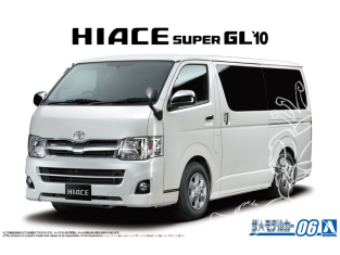 Aoshima maquette voiture 20080 Toyota Hiace Super TRH200V GL 2010 1/24