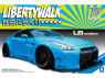 Aoshima maquette voiture 20231 Nissan GT-R R35 Liberty Walk LB WORKS Ver.1 1/24