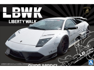 Aoshima maquette voiture 20216 Lamborghini Murcielago Libert Walk LB WORKS Limited Ver.1 2020 1/24