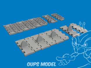 EDUARD kit d'amélioration Brassin Print 635062 Chenilles T-34 chenilles gaufrées 1/35