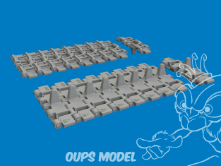 EDUARD kit d'amélioration Brassin Print 635065 Chenilles KV-2 1/35