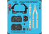 Eduard Space décalques 3D 3DL32050 P-51B Eduard 1/32
