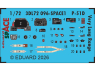 Eduard Space décalques 3D 3DL72096 P-51D Very Long Range Arma Hobby 1/72