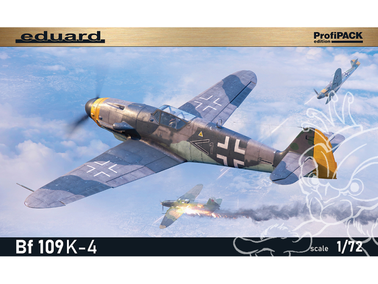 EDUARD maquette avion 70166 Messerschmitt Bf 109K-4 ProfiPack Edition 1/72