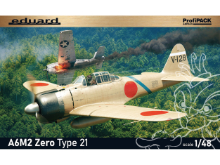 EDUARD maquette avion 82212 A6M2 Zero Type 21 ProfiPack Edition Réédition 1/48