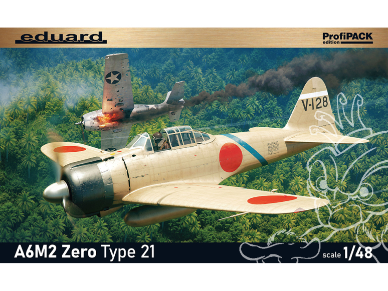 EDUARD maquette avion 82212 A6M2 Zero Type 21 ProfiPack Edition Réédition 1/48