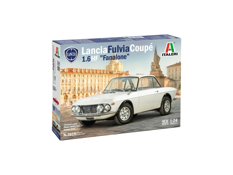 Italeri maquette voiture 3619 Lancia Fulvia Coupè 1.6HF "Fanalone" 1/24