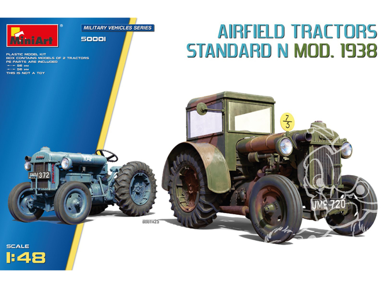 Mini Art maquette militaire 50001 Tracteurs d'aérodrome Standard N, modèle 1938 1/48