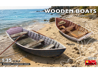 Mini Art maquette militaire 35667 Bateaux en bois 1/35
