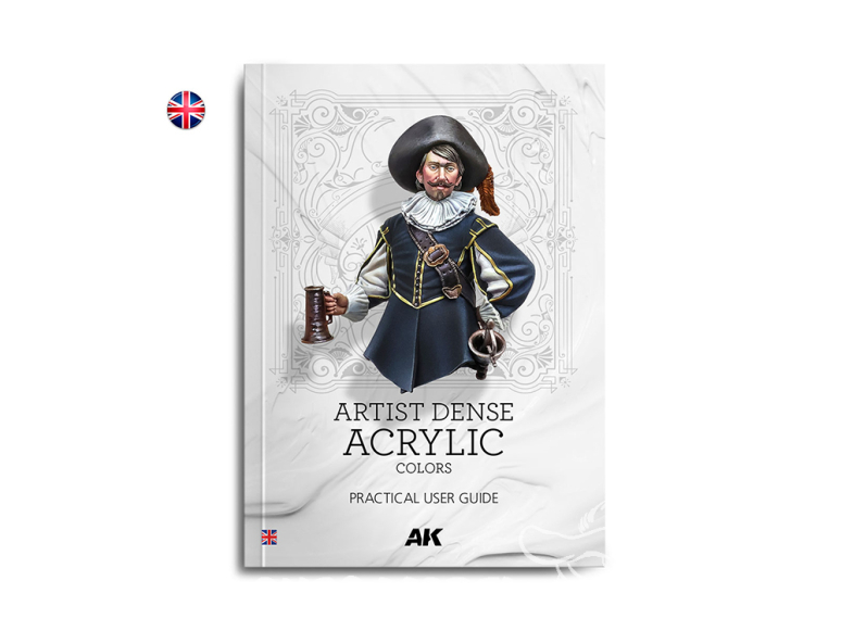 Ak Interactive livre AK130040 Couleur acrylique dense pour artistes Guide pratique par Julio Cabos en Anglais
