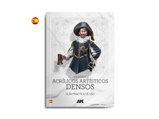 Ak Interactive livre AK130041 Couleur acrylique dense pour artistes Guide pratique par Julio Cabos en Espagnol
