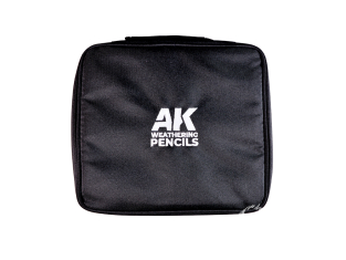 Ak Interactive AK10050 Gamme complète de crayons pour effets d'usure dans une trousse en tissu zippée