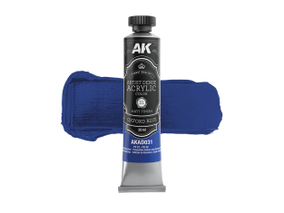 AK ARTISTIC DENSE ACRYLIC COLOR AKAD031 OXFORD BLUE 20ml