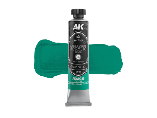 AK ARTISTIC DENSE ACRYLIC COLOR AKAD035 JADE GREEN 20ml