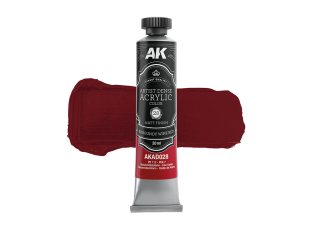 AK ARTISTIC DENSE ACRYLIC COLOR AKAD028 BURGUNDY WINE RED 20ml