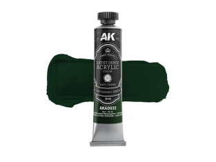 AK ARTISTIC DENSE ACRYLIC COLOR AKAD033 NAPOLEONIC GREEN 20ml