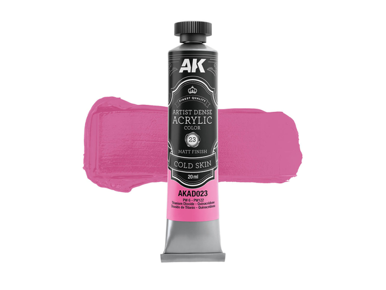 AK ARTISTIC DENSE ACRYLIC COLOR AKAD023 COLD SKIN 20ml