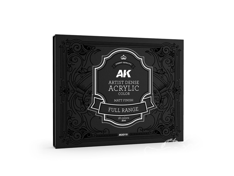 AK ARTISTIC DENSE ACRYLIC COLOR AKAD110 DELUXE EDITION BOX “EXPANSION 01” 18x20ml