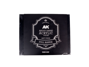 AK ARTISTIC DENSE ACRYLIC COLOR AKAD RANGE AKAD 2 DELUXE EDITION BOXES” 36x20ml