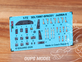 Eduard Space décalques 3D 3DL72097 Junkers Ju 290A-5 Revell 1/72
