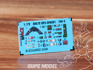 Eduard Space décalques 3D 3DL72095 F4F-3 Arma Hobby 1/72
