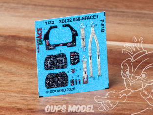 Eduard Space décalques 3D 3DL32050 P-51B Eduard 1/32