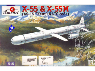 Amodel maquette avion 72127 KH-55 et KH-55M "AS-15 KENT" 1/72