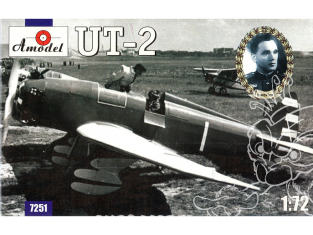 Amodel maquette avion 7251 Yakovlev UT-2 APPAREIL SOVIETIQUE AS Yakolev 1/72