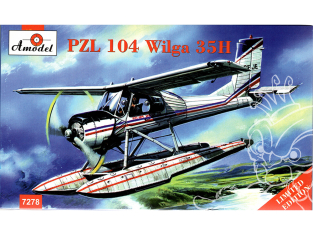 Amodel maquette avion 7278 PZL 104 WILGA 35 HYDRAVION 1/72