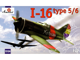 Amodel maquette avion 72124 POLIKARPOV I-16 typ.5/6 1/72