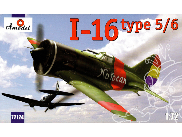Amodel maquette avion 72124 POLIKARPOV I-16 typ.5/6 1/72