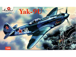 AMODEL maquette avion 7289 YAK-9U 1/72