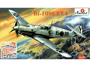Amodel maquette avion 72117 MESSERSCHMITT Bf 109 E3/E4 1/72
