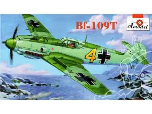 Amodel maquettes avion 7214 MESSERSCHMITT BF 109 T-1 1/72