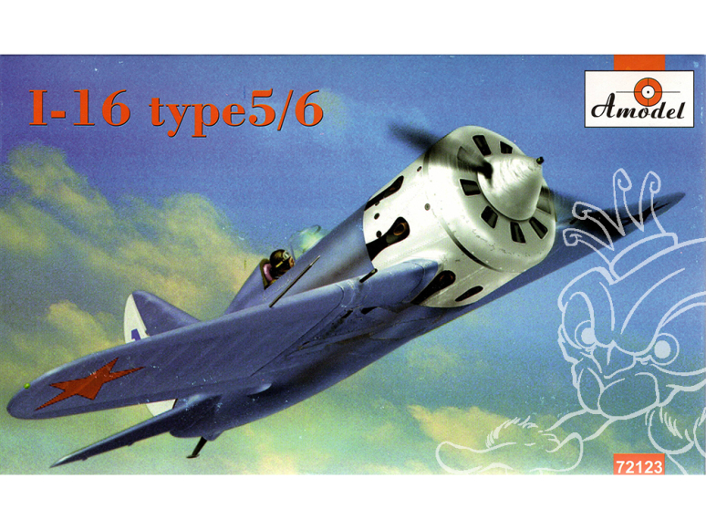 Amodel maquette avion 72123 POLIKARPOV I-16 type 5/6 1/72