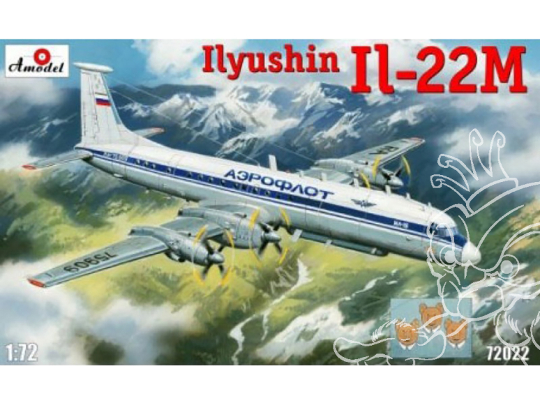 Amodel maquette avion 72022 Ilyushin Il-22 Coot B 1/72
