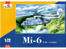 Amodel maquettes Hélicoptère 72131 Mil Mi-6 1/72