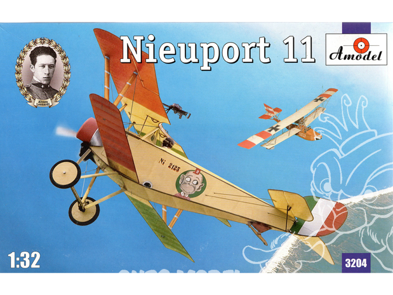 Amodel maquettes avion 3204 NIEUPORT 11 Bébé ARMEE DE L’AIR ITALIENNE 1916 1/32
