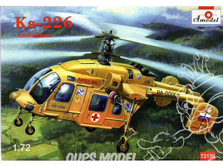Amodel maquette hélicoptére 72130 KAMOV Ka-226 1/72