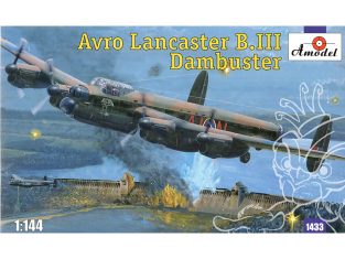 Amodel maquettes avion 1433 Avro Lancaster B.III Dambuster 1/144