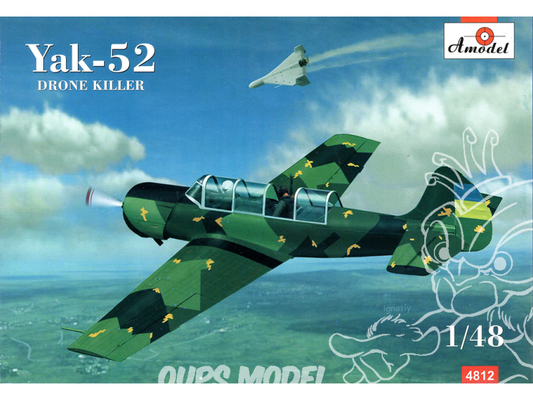 Amodel maquettes avion 4812 Yakovlev Yak-52 1/48