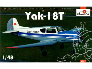 Amodel maquettes avion 4807 Yakovlev Yak-18T 1/48
