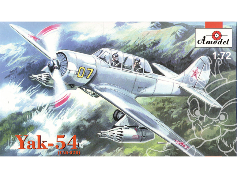 Amodel maquette avion 7292 YAK-54 1/72