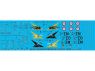 DECALQUES BERNA DECALS BD48-170 Dassault Mirage IIIR 2em Escadre 1/48