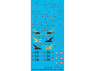 DECALQUES BERNA DECALS BD72-150 Dassault Mirage IIIR 2em Escadre 1/72