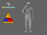Blacksnake Model figurine 2ND-05-16 Infanterie USA WWII 5 1/16