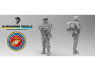 Blacksnake Model figurine USMC-11-16 US Marines Operation Iraqi Freedom Figurine 11 1/16