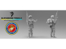 Blacksnake Model figurine USMC-13-16 US Marines Operation Iraqi Freedom Figurine 13 1/16