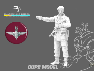 Blacksnake Model figurine DEVILS-01-16 Red Devils - Chef d'équipe 1/16