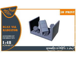 Clear Prop kit d'amélioration CPA48121 D3A2 VAL ensemble de radiateur Wingsy Kits 1/48